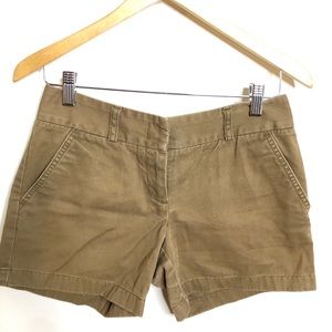 J. Crew Khaki shorts size 2